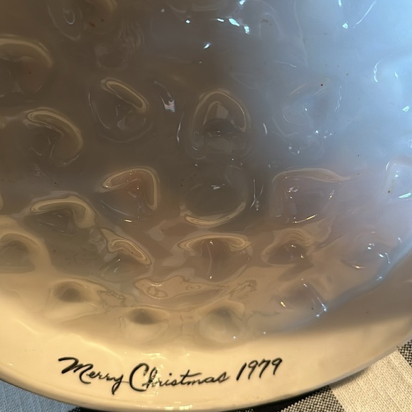 🍰♥️🍓 Vintage Strawberry Ceramic Pie Plate lid (1979) - Picture 3 of 3